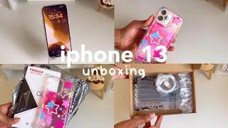 iphone 13 pro max gold aesthetic unboxing  | setup + review 