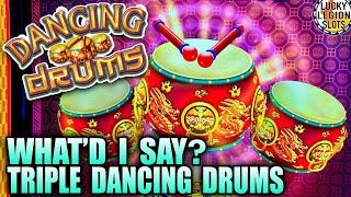 TRIPLE DRUMS BIG WIN ⭐️ Dancing Drums Prosperity & Dancing Drums Power Trio Slot Machines