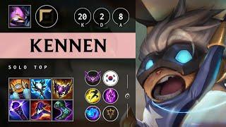 Kennen Top vs Gangplank: Triple Kill, Godlike - KR Master Patch 14.18