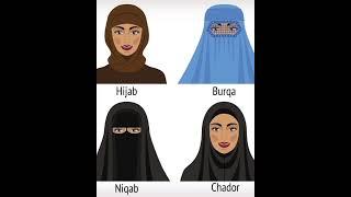 All types of veils for Muslim women#shorts #muslimgirl #hijab #ytshorts #hijabstyle