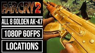 FAR CRY 2 - All 8 Golden AK-47 (Locations) | LEBOA & BOWA SAKO  [1080p 60fps]