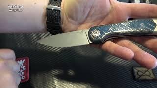 Andrey Biryukov Custom “Blue Shark” teilintegriert 20CV / Carbon | Werkzeug EDC Gear Tool