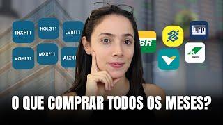 Como saber QUAIS AÇÕES E FIIS comprar todos os meses