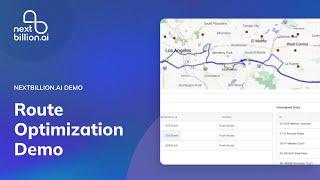 Route Optimization API Demo | NextBillion.ai #routeoptimization