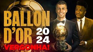 ️ RODRI É ELEITO O MELHOR JOGADOR DO MUNDO! FIFA SACANEIA VINICIUS JÚNIOR NO BALLON D'OR