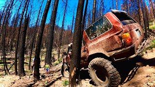 Super sketchy hidden gem 4wd trail in Naches Washington #Jeep #TJ #Naches #Toyota4x4