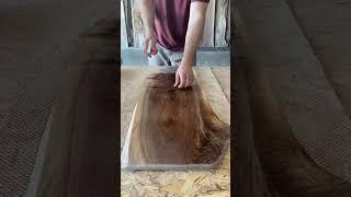 Transforming Wood into $500 Charcuterie Board! #shorts #diy