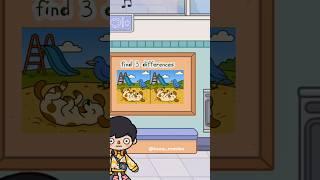find 3 differences #tocaboca #tocalifeworld #toca #popular #tocalife #tocaworld #song