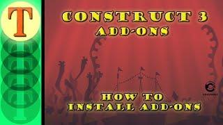 Construct 3 Tutorial - Add-ons - How to Install Add-Ons in Construct 3