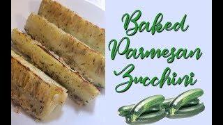 Baked Parmesan Zucchini ~ Homestead Corner