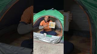 24 Hours living in tent ️challenge !Bengali mini blog #shorts