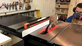 Resawing Figured Walnut on the Table Saw