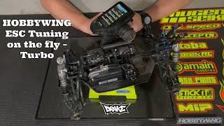 HOBBYWING ESC Tuning on the fly – Turbo