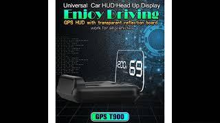 Shopflys Supply: T900 Car GPS HUD Virtual HD Reflection Board Head-up Display