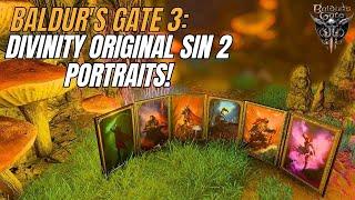 Baldur's Gate 3: All DOS2 Portrait Locations!