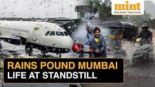 Mumbai Rain: Flights Cancelled, Airlines Ask Passengers To Monitor Flight Status | Roads Waterlogged