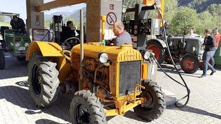 22. Oldtimer Traktor WM am Großglockner 20.09.2024 (Shell GTL Fuel) Tankstelle in Fusch