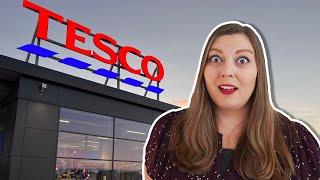 Grocery shopping in a British supermarket (First time shopping at Tesco)