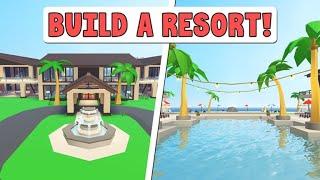 НАЧИНАЕМ СТРОИТЬ СВОЙ КУРОРТ В Tropical Resort Tycoon(роблокс)