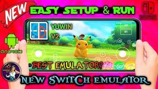 YUWIN V2.0 (EASY SETUP/GAMEPLAY)  BEST NINTENDO SWITCH EMULATOR ANDROID