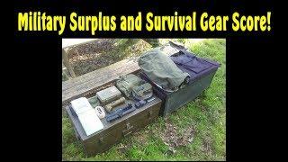 Military Surplus & Survival Gear Flea Market Score