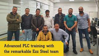 Advanced PLC training with the remarkable Ezz Steel team.