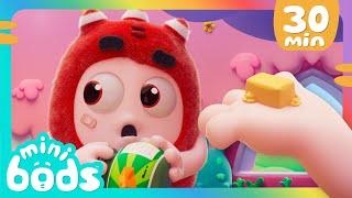 Snack Box Escape! | 30 Minutes of Minibods | Funny Preschool Cartoons for Toddlers