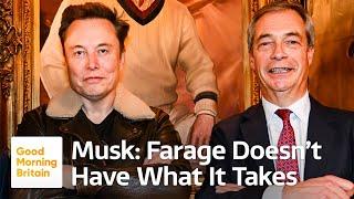 Elon Musk and Nigel Farage Clash Over Tommy Robinson