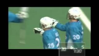 Brad Self keeps his goal-scoring streak alive to even the game
