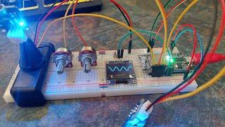 Controlling sound waves with potentiometer