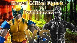 Wolverine Vs. Black Panther Marvel Action Figure Tournament