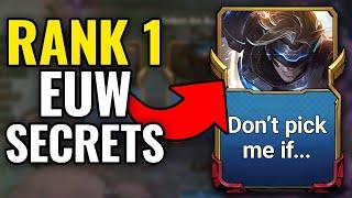 Rank 1 EUW Shares 3 Mistakes People Make With Infiniteam