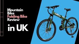 Mountain Bike Men's Folding Bike Dual Shock Absorption Bicycle in UK