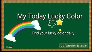 My Today LuckyColor V1.0.0