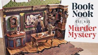  Murder Mystery Train  Book Nook Diorama (cutebee booknook dollhouse kit)