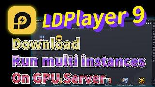 How to Install LDPlayer 9 on GPU Server and Run Multiple LDPLayer Instances