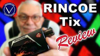 Rincoe Tix vape pod mod open pod system. 3 step Variable Voltage. Review & How to. Exciting?