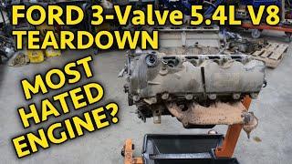 Bad Ford 5.4 3-valve V8 Engine Teardown. Which of The MANY Possible Failures Took This One Out?