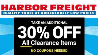 Harbor Freight Clearance Sale! This Week Only!