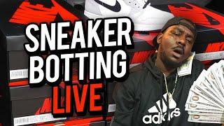 Sneaker Botting Live Tutorial and Step By Step - NSB for Beginners