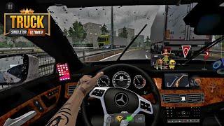 Realistic interior after decoration-DLC MOD MB AMG Truck Simulator  :Ultimate gameplay #arkatgames