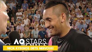 Nick Kyrgios Gets Nervous In Front of Will Smith | AO Stars