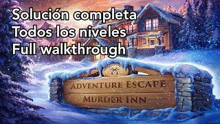 Adventure Escape Murder Inn (Adventure Escape Mysteries Murder Inn). Solución completa del juego.