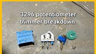 3296 potentiometer trimmer breakdown