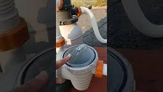 Sand filter bubble on Costco Bestway Pool