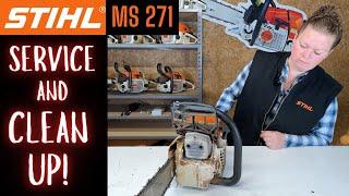 Stihl MS 271 Farm Boss Chainsaw!   First Service And Review    Let's Make This Saw Happy Again!