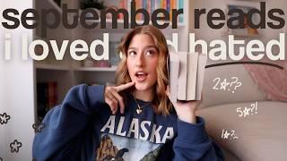 all the books i read in september and what i thought of them!  september wrap up 2024