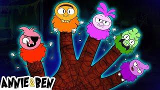 Spider Finger Family | Halloween Songs For Children | Annie and Ben