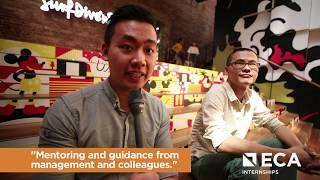 Mateng and Tongda share their ECA Internship experience