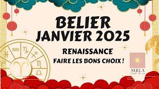 BELIER JANVIER 2025: GROS TIRAGE ! RENAISSANCE ! FAIRE LES BONS CHOIX ! #belier #bélier #2025